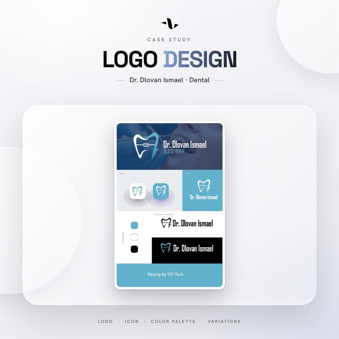 Dr. Dlovan Ismael — Logo Design by YZY Agency
